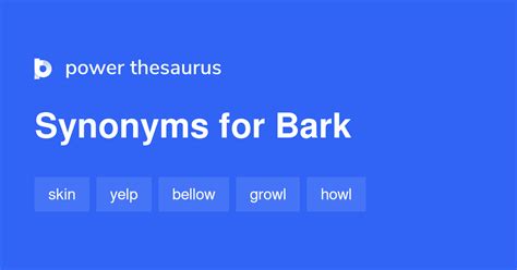 bark synonym