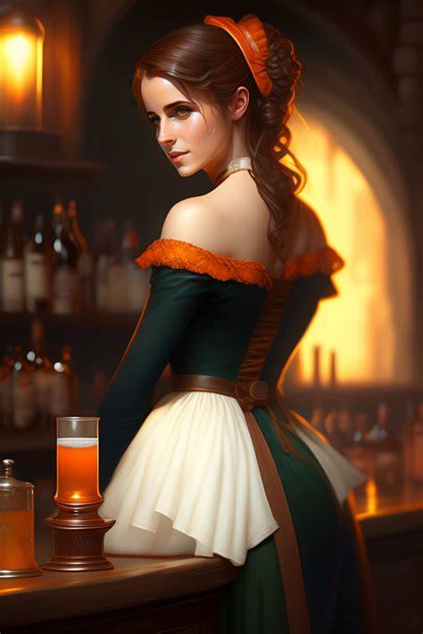 barmaid nude