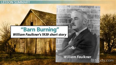 Barn Burning Summary William Faulkner