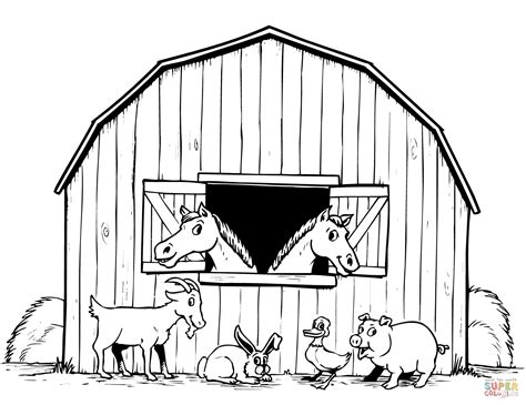 Barn Coloring Pages Free Printable Coloring Pages Barn Coloring Pages For Adults - Barn Coloring Pages For Adults