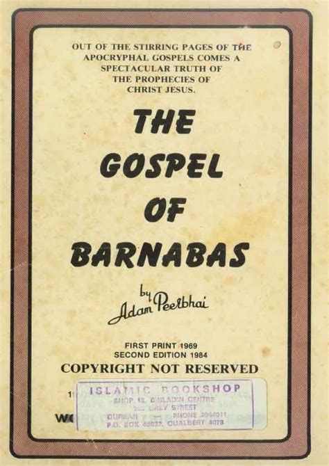 Barnabas Gospel