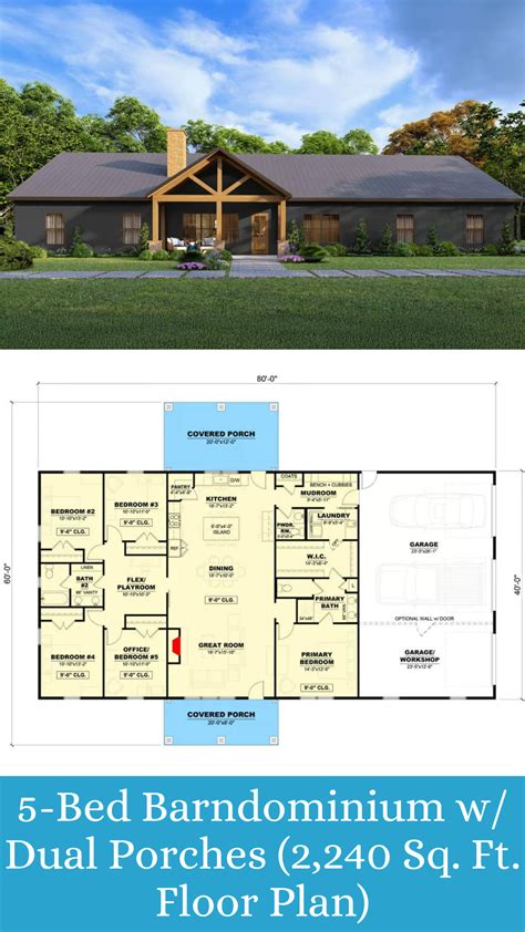 Barndominium Floor Plan