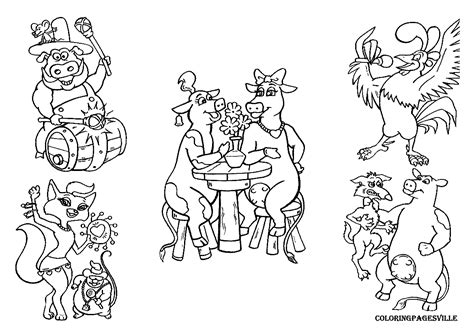 Barnyard Coloring Pages Coloring Nation Barnyard Animal Coloring Pages - Barnyard Animal Coloring Pages