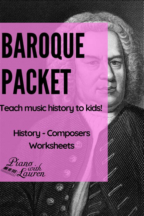 Baroque Music Worksheet   Baroque 1600 1750 Questions For Tests And Worksheets - Baroque Music Worksheet