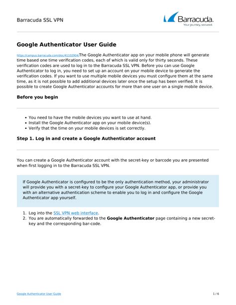 Barracuda User Guide