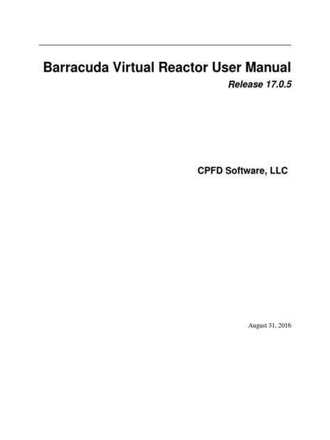 Read Barracuda User Guide 