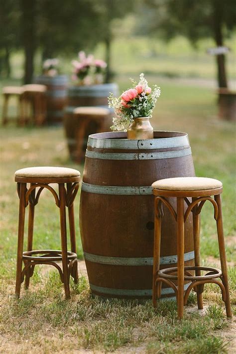 Barrel Tables For Wedding
