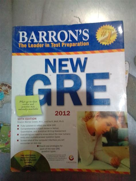 barron gre 2013 gre