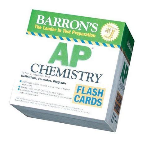 barron s ap chemistry flash cards barron s test p