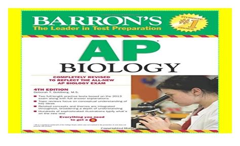 Read Online Barron Ap Biology 4Th Edition 