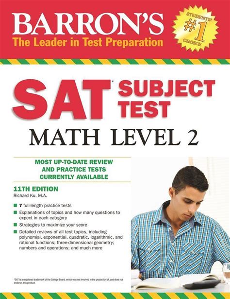 Read Barron S Sat Subject Test Math Level 2 11Th Edition 