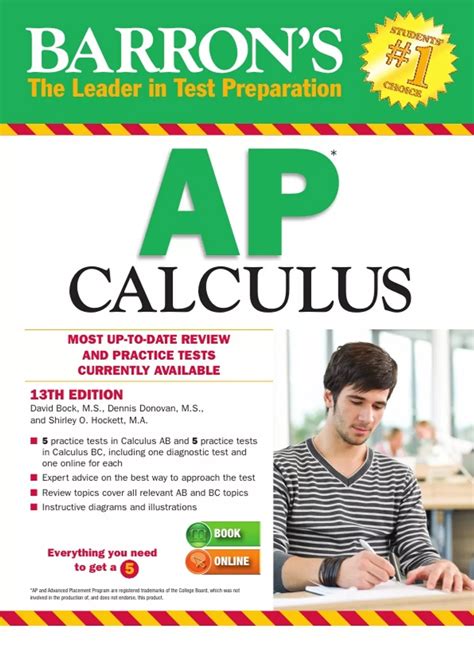 Barrons Calculus 13th David Bock