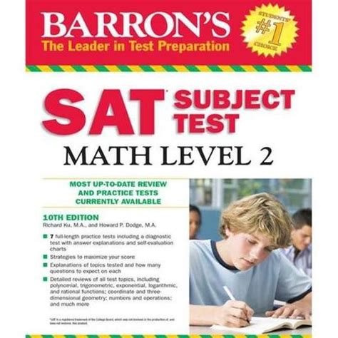 Barrons Sat Subject Test Math Level 1 4th Edition