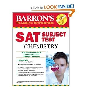 Read Barrons Sat Subject Test Chemistry 11Th Edition 