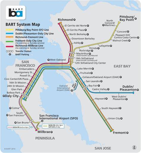 Bart Map Sf