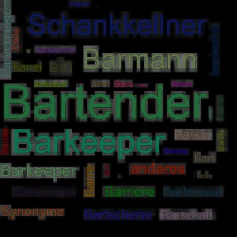 bartender synonym