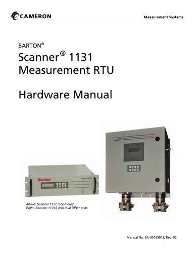 barton scanner 1140 manual