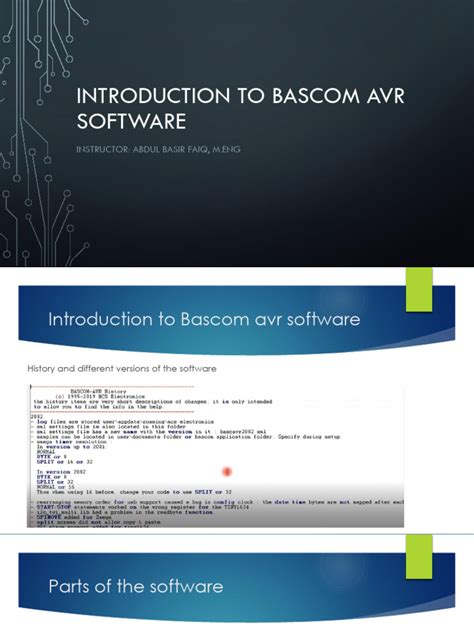 Bascom Avr Sample Program