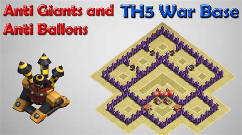 base war th 5 anti giant dan balon