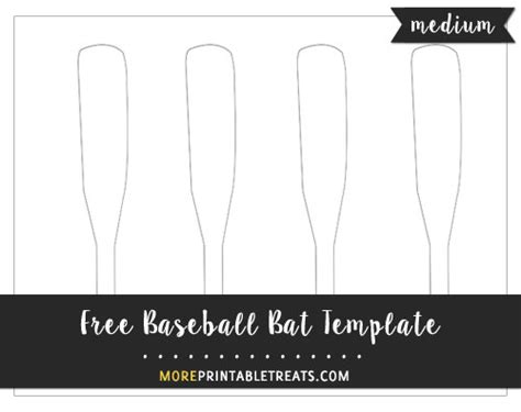 baseball bat blank templates