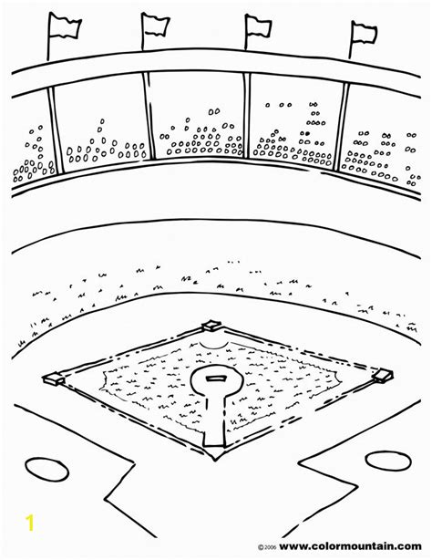 Baseball Field Coloring Pages Printable Divyajanan Baseball Field Coloring Page - Baseball Field Coloring Page