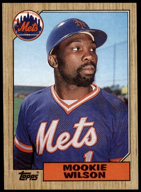 Baseball Mookie Wilson