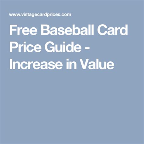 Read Baseball Card Price Guide Free 