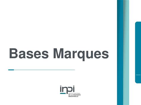 Bases Marques Inpi