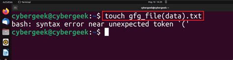 Bash Syntax Error Near Unexpected Token Stack Overflow