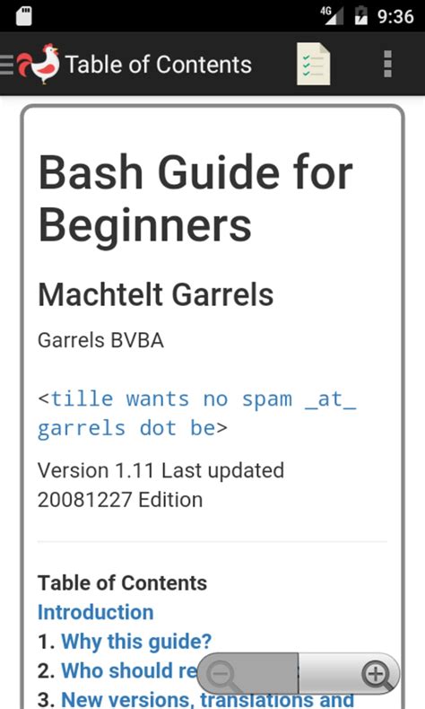 Read Bash Beginners Guide 