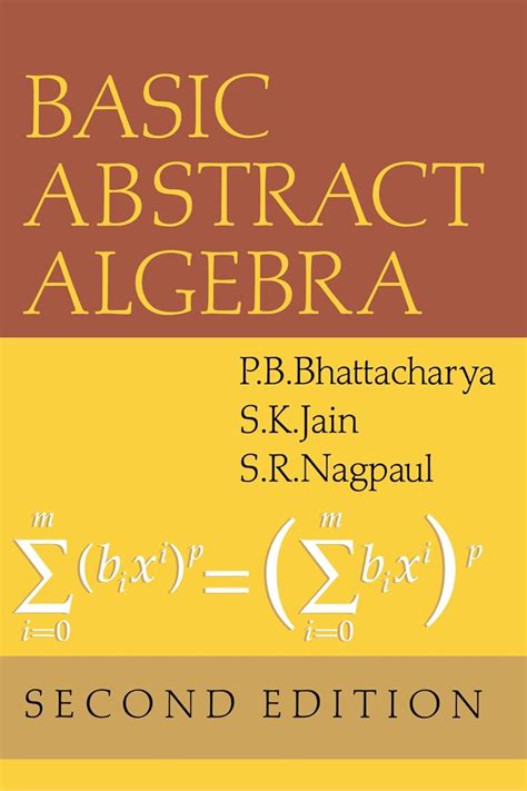 Basic Abstract Algebra Bhattacharya Solution