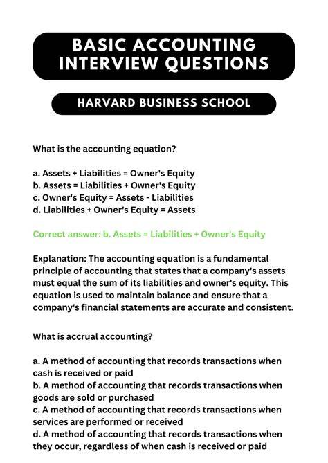 basic accounting interview questions