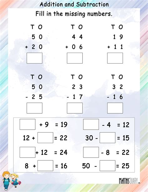 Basic Addition And Subtraction Worksheet Generator Basic Subtraction - Basic Subtraction