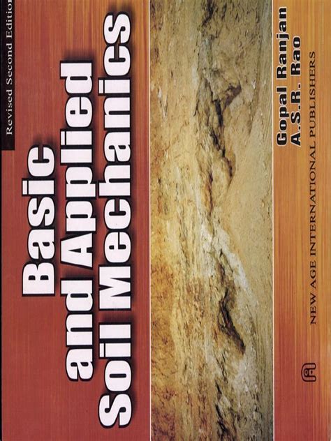 Basic And Applied Soil Mechanics Gopal Rajan Traimy