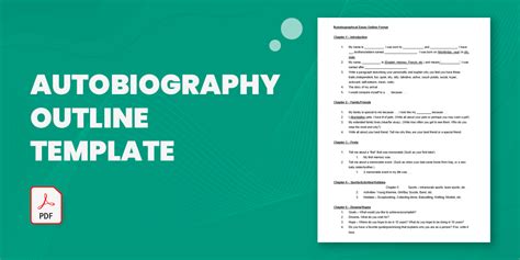 basic autobiography outline format