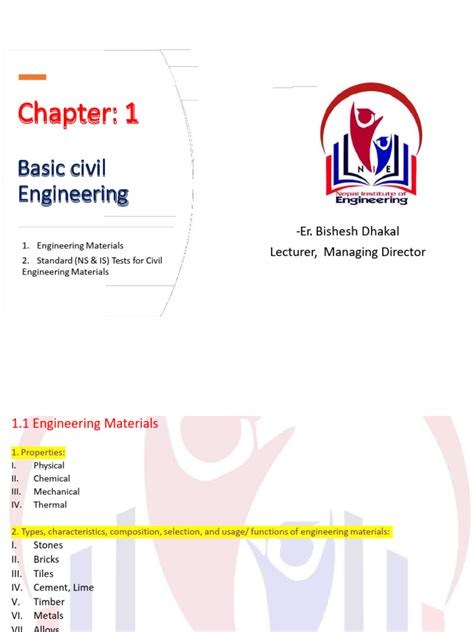Basic Civil Engineering Tc 1 Elite Academy