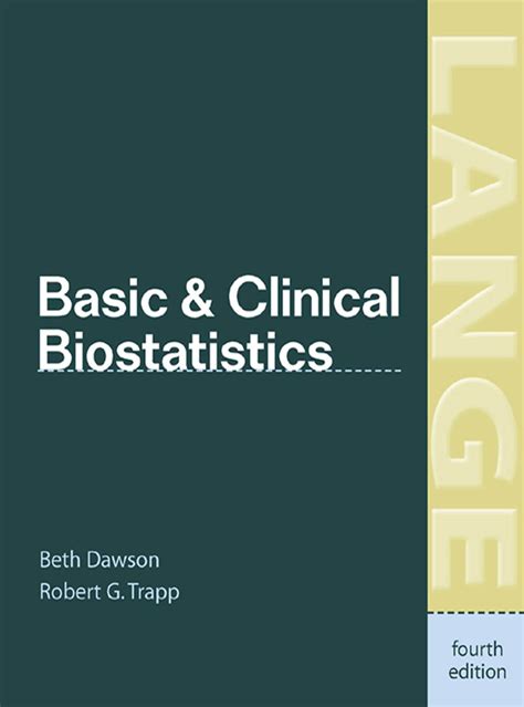 Basic Clinical Biostatistics 4 E Ebook Lange Basi
