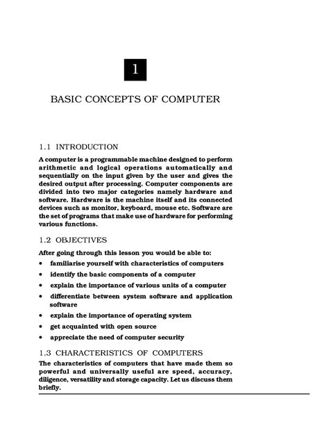 Basic Computer Notes For Students