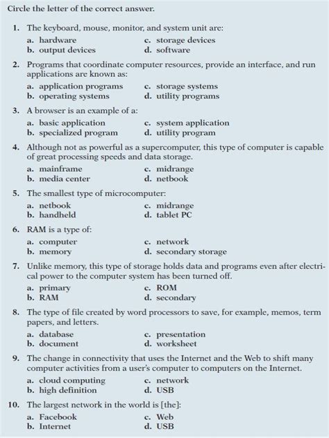 Basic Computer Science Questions And Answers