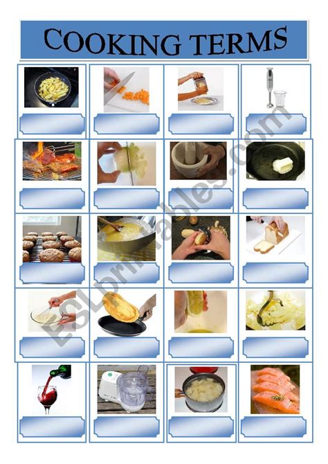 Basic Cooking Terms Worksheets Learny Kids Basic Cooking Terms Worksheet Answers - Basic Cooking Terms Worksheet Answers