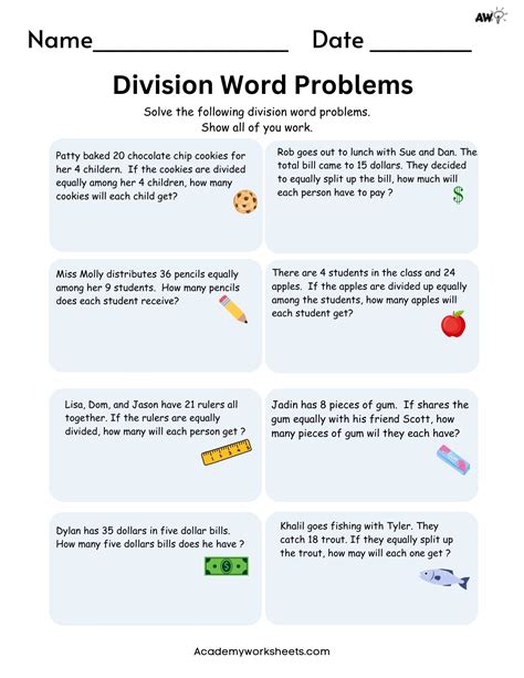 basic division word problems division word problems for 3rd grade k5