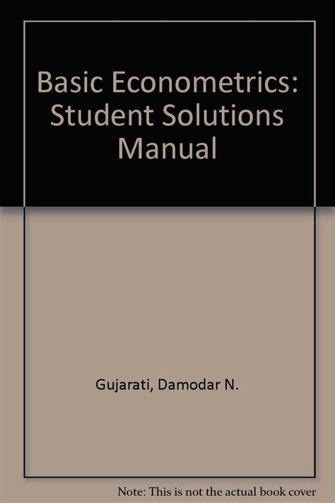 Basic Econometrics Gujarati Solutions Manual