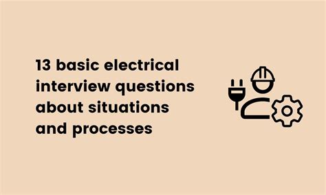 Basic Electrical Maintenance Interview Questions Answers