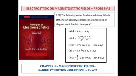 basic electromagnetic field theory by sadiku solutions