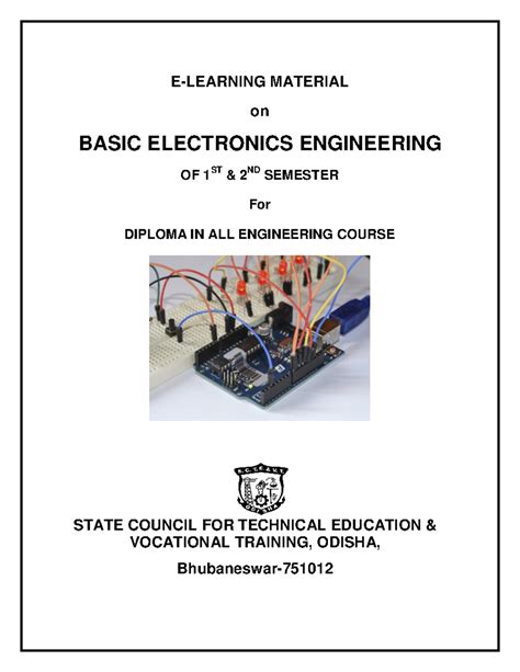 Basic Electronics Be 1st Year Notes