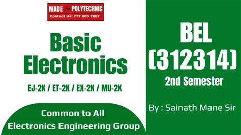 basic electronics be 2nd sem atul prakashan