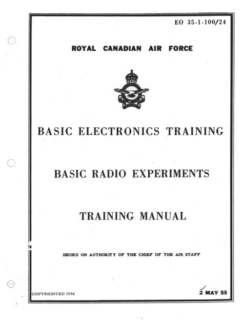 basic electronics training manuals