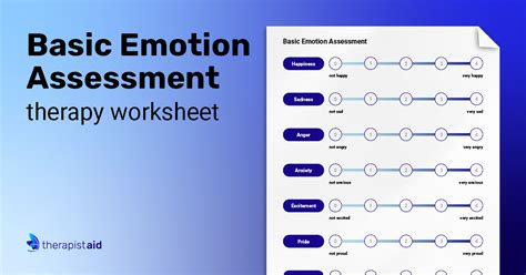 Basic Emotion Assessment Worksheet Therapist Aid Identify Emotions Worksheet - Identify Emotions Worksheet