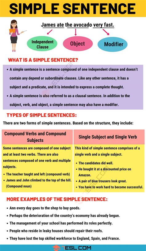 Basic English Sentence Structure Writing English Sentences Writing Basic Sentences - Writing Basic Sentences