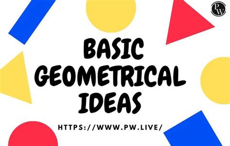 Basic Geometrical Ideas